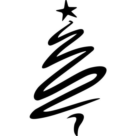 stylised christmas tree minimalist christmas tree christmas tree stencil christmas tree drawing