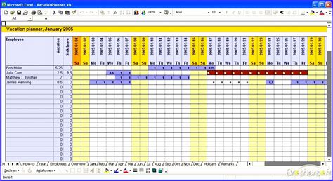12 Vacation Calendar Template Excel Excel Templates