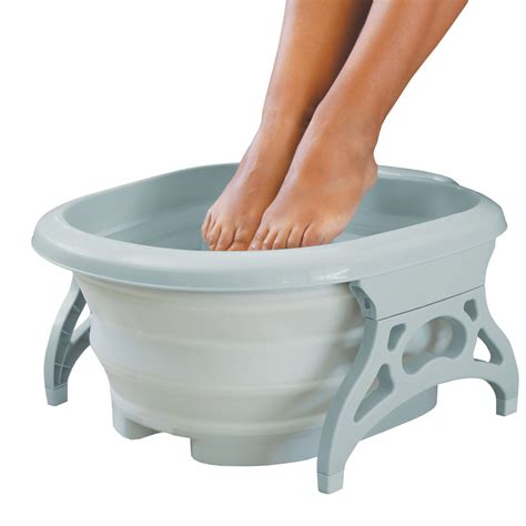 Collapsible Foot Bath Spa Detox Foot Soaking Tub With Built In Massage Rollers 17874036592 Ebay