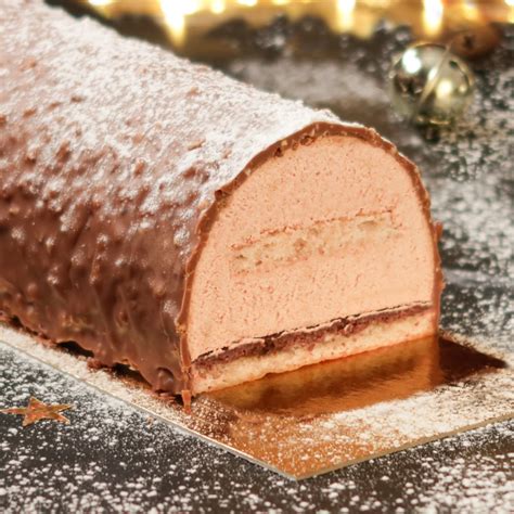 La Bûche De Noël Au Chocolat Mycake
