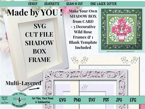 3D Shadow Box Svg Files - 332+ SVG File for Silhouette