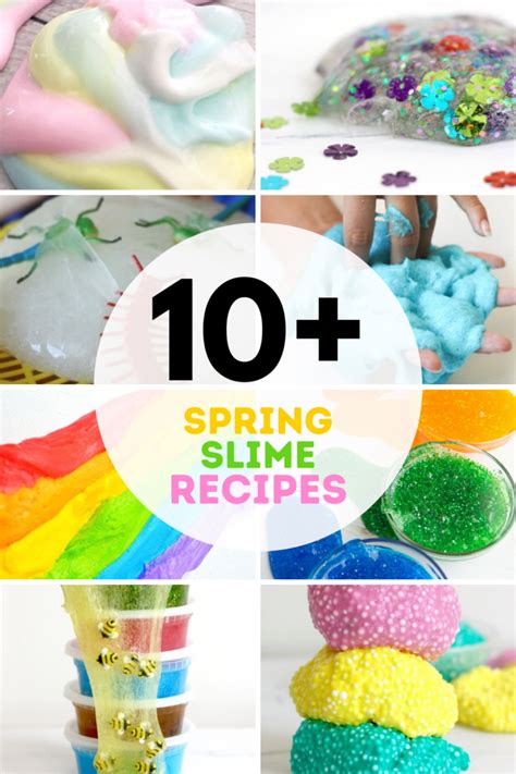 Spring Slime Recipes Little Bins For Little Hands