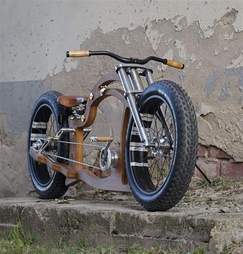 Pin By Potvw On Custom Bike♠ Custom Bikes Wood Bike Bobber Bikes