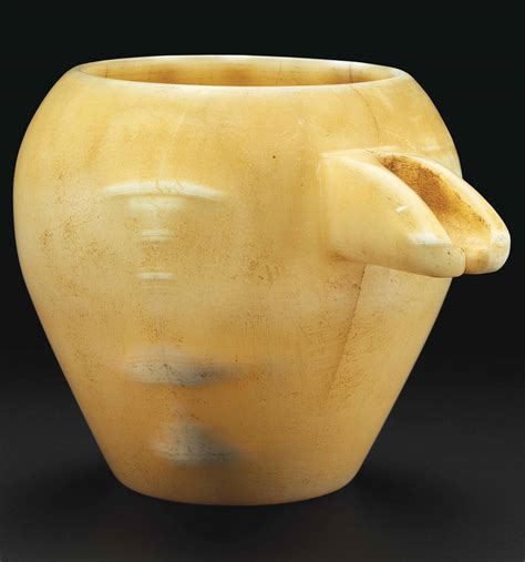 An Egyptian Alabaster Libation Jar Old Kingdom 6th Dynasty 2345