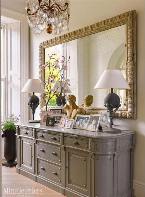Free shipping on orders over $49. Entrance hall with sideboard and large mirror | Traditional Decor | Pinterest | Entrance ...