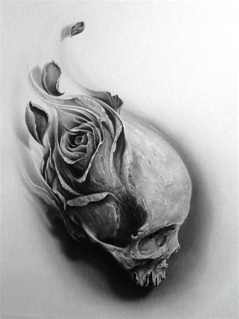 Realistic Drawings Skulls Pencil Sketch Of Human Skull Sketches