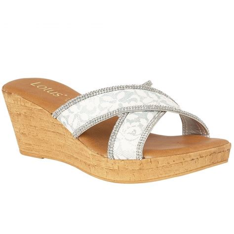 Lotus Perla Womens Wedge Heel Sandals Women From Charles Clinkard Uk