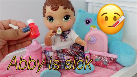 Baby Alive Abby Is Sick Morning Routine And Packing Abbys Lunch Box