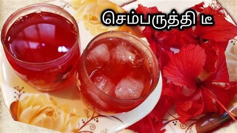 Sembaruthi Tea Hibiscus Tea For Weight Loss And Glowing Skin In Tamil