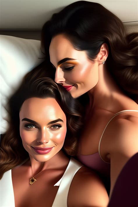Lexica Gal Gadot Kissing Margot Robbie On The Bed