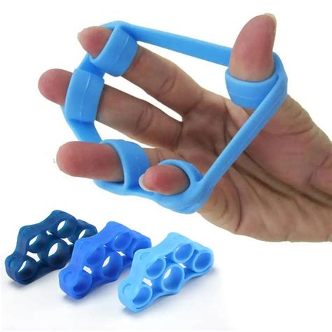 finger trainer silicone finger stretcher hand exercise grip strength resistance pull ring