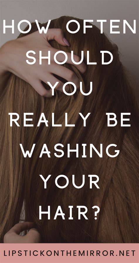 This may sound less than ideal, but there really is no need to wash your hair more often than that. Pin on Hair Color Care
