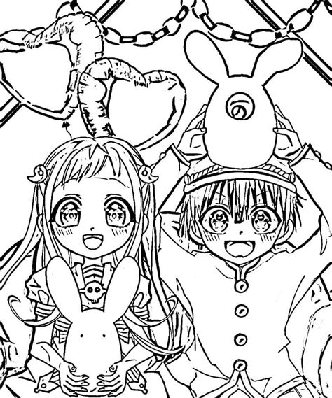 Printable Toilet Bound Hanako Kun Coloring Pages Anime Coloring Pages