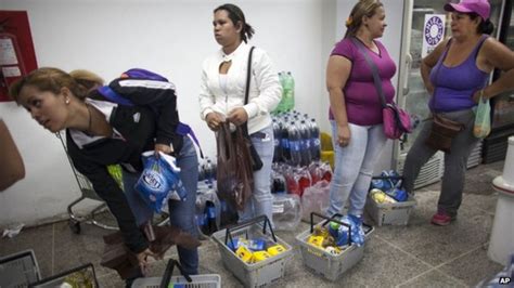 Venezuela Installs Finger Scanners In Supermarkets Bbc News