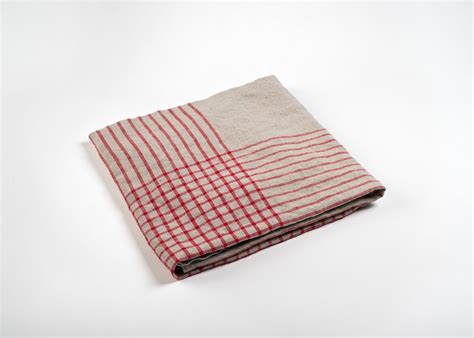 100 Linen Dish Towels Highly Absorbent Quick Dry Red Goodlinens