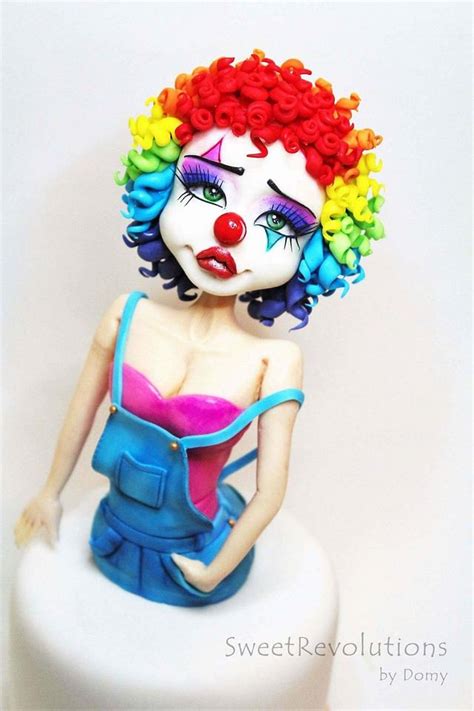 Clown Decorated Cake By Domy Cakesdecor