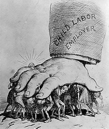 Cartoon By Lewis Hine Circa The Industrial Revolution Brought A Great Shift In Society