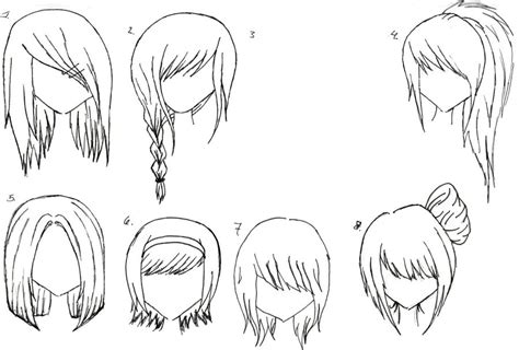 Anime Hairstyles Inkcloth