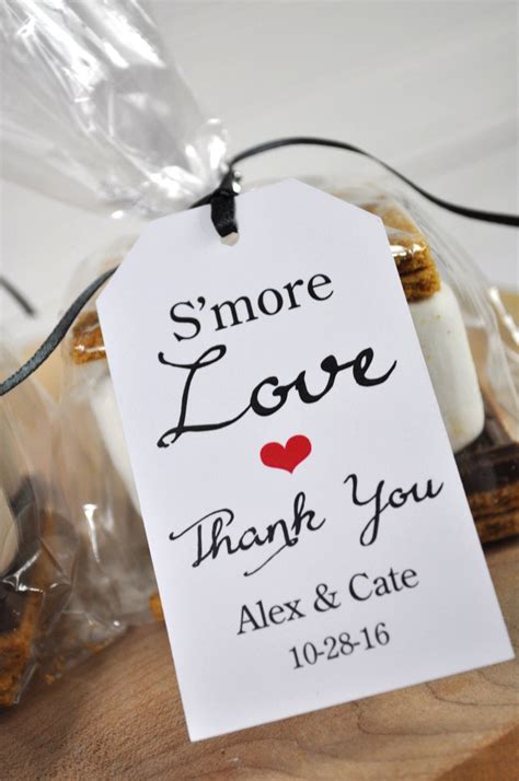 Forget those who helped you plan the. Wedding Favors, Smore Love Favor Tags, Bridal Shower Favor ...