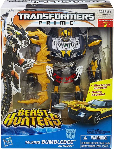 Transformers Prime Beast Hunters Talking Bumblebee Action Figure Hasbro