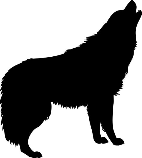 Wolf Silhouette Howling Clipart Best