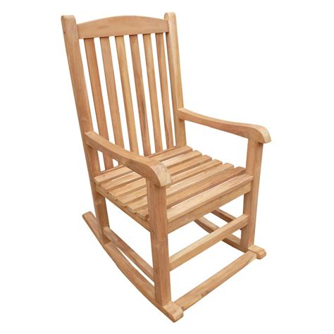 seas teak patio rocking chair walmartcom