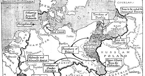 Map Of The Week Treaty Of Versailles