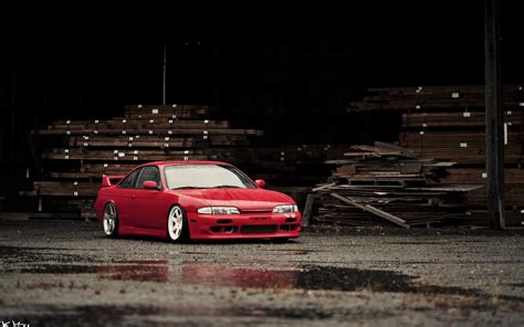red coupe jdm stance nissan silvia hd wallpaper wallpaper flare