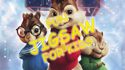Nick Jr Alvin And The Chipmunks Kids Fun Jigsaw Episode Video Clip Game