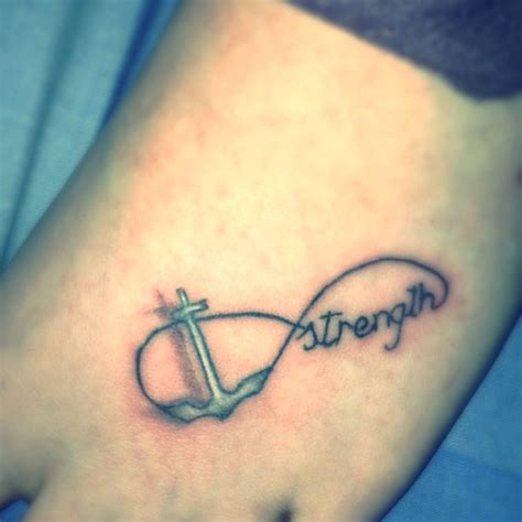 Infinity symbol tattoos picture infinity symbol is the way to represent the idea of something that has no end. 42+ Anchor Infinity Symbol Tattoos