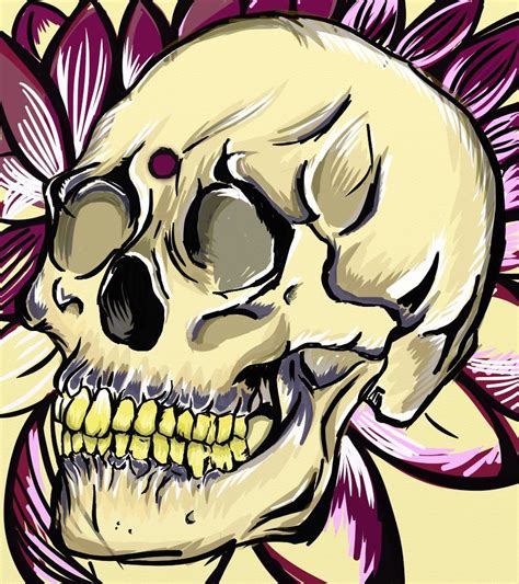 Skull By Tisora On Deviantart Skull Skull Art Art