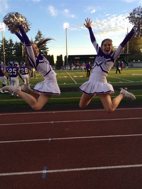 Twin High School Cheerleaders Cute Picture Ideas Jumps Picture