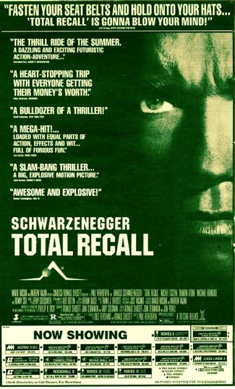 Total Recall Total Recall Movie Posters Vintage Sharon Stone Movies