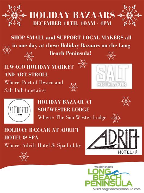 Lbp Holiday Bazaars Visit Long Beach Peninsula