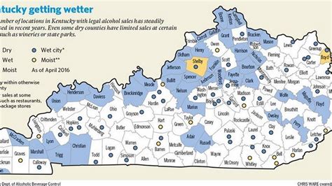 Map Of Dry Counties In Kentucky Draw A Topographic Map