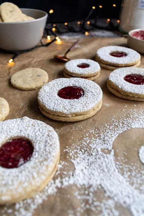 Raspberry Linzer Cookies Foodtalk