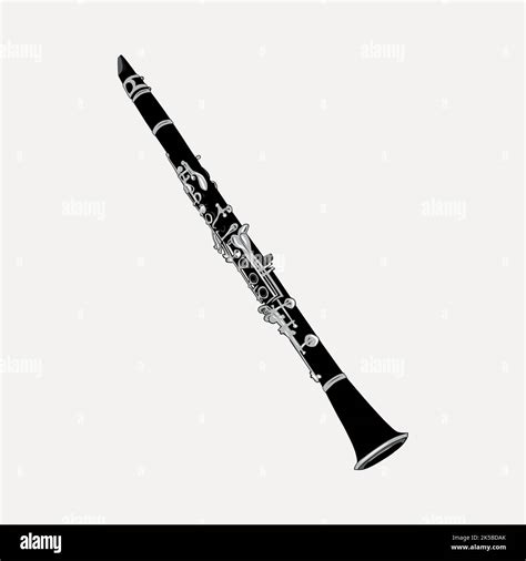 Clarinet Clipart Music Instrument Illustration Vector Stock Vector