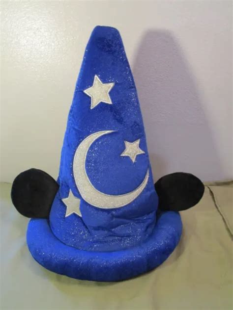 Disney World Park Mickey Mouse Ears Sorcerer Plush Hat Wizard Fantasia
