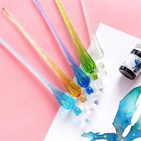 Classic Glass Dip Pen For Calligraphy Japanese Craft Dip Pen In