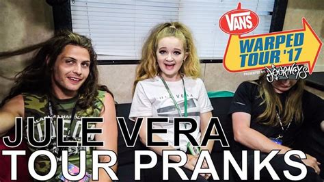 We would like to show you a description here but the site won't allow us. Jule Vera - TOUR PRANKS Ep. 295 Warped Edition 2017 | Vans warped tour, Warped tour, Pranks