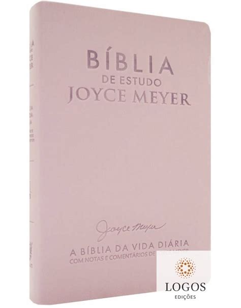 Bíblia de Estudo Joyce Meyer A Bíblia da Vida Diária NVI letra