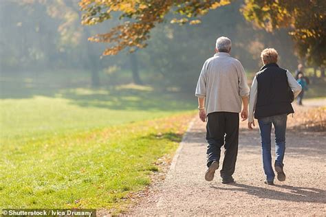 Walking For 35 Minutes A Day Could Halve Elderly Peoples Risk Of A