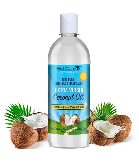 Wishcare Virgin Coconut Oil For Hair And Skin Oil 500 Ml Buy Wishcare