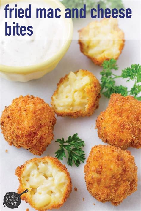 Fried Mac And Cheese Bites Cooking For My Soul Recipe Mac And