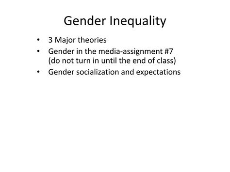 Ppt Gender Inequality Powerpoint Presentation Free Download Id233568