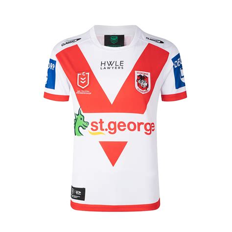 Buy 2023 St George Illawarra Dragons Nrl Home Jersey Youth Your Jersey