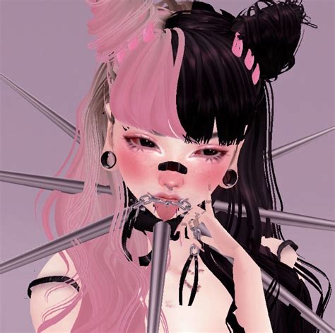 Imvu Virtual Girl Virtual Fashion Emo Princess Pink Grunge Goth