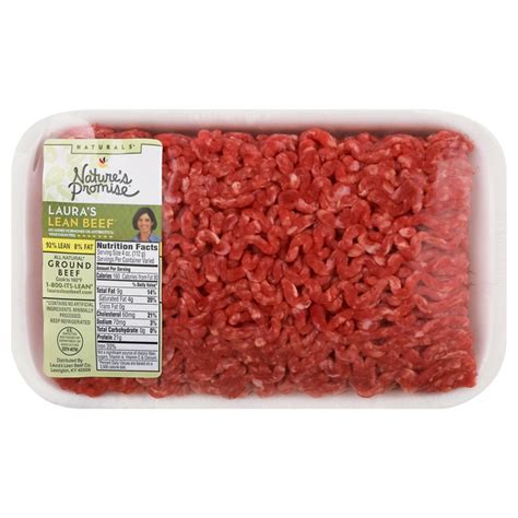 Save On Natures Promise Naturals Lauras Lean Ground Beef 92 Lean Fresh Order Online Delivery