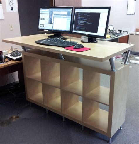 Working With Ikea Stand Up Desk Face Your Job Powerfully Homesfeed