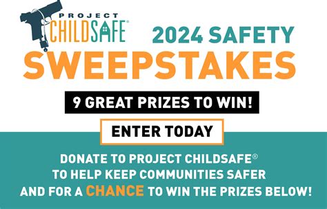 9 Great Prizes In Project Childsafes Firearm Safety Sweepstakes • Nssf